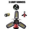 Linterna LED Multifunción COB Recargable USB