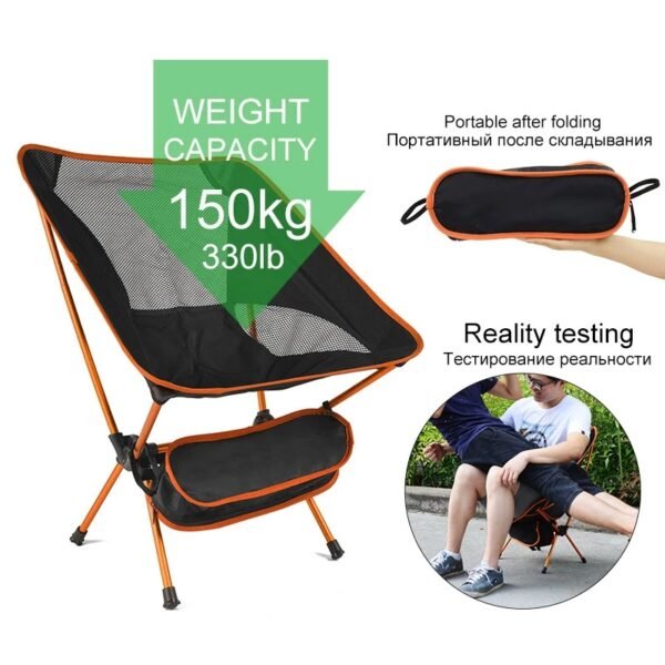 Silla Ultraligera Plegable Camping Alta Resistencia