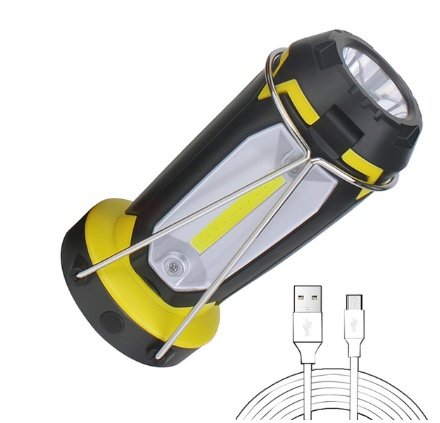 Linterna LED Multifunción COB Recargable USB