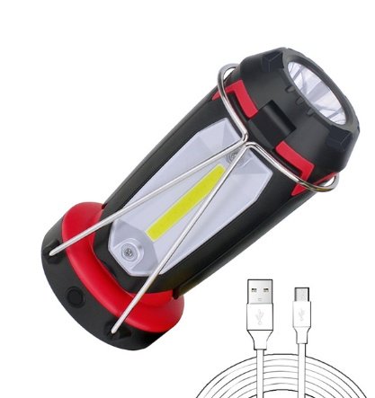 Linterna LED Multifunción COB Recargable USB
