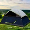 Tienda Camping 4 Personas Darkroom Negra