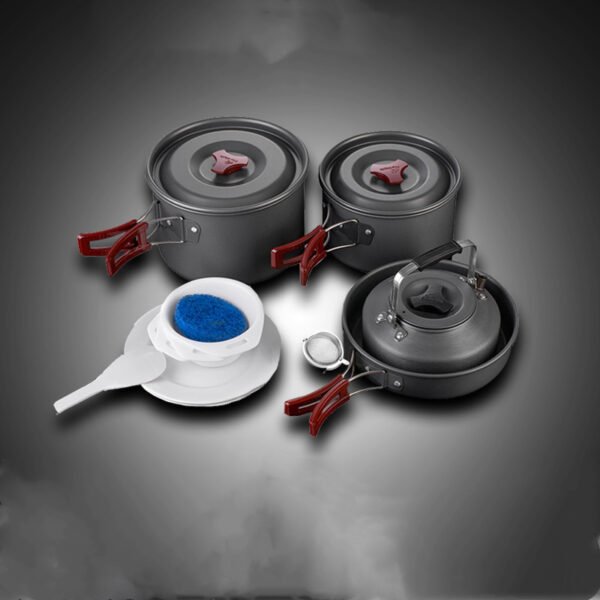 Set de Ollas para Picnic y Camping