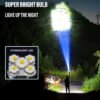 Linterna LED Recargable Alta Potencia