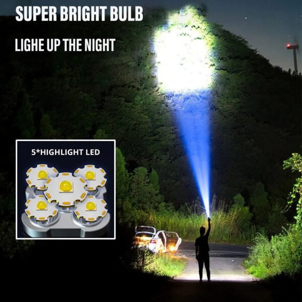 Linterna LED Recargable Alta Potencia