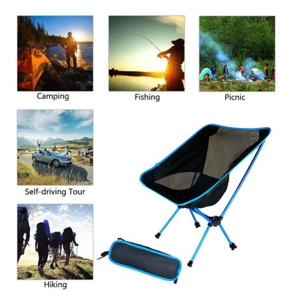 Silla Ultraligera Plegable Camping Alta Resistencia