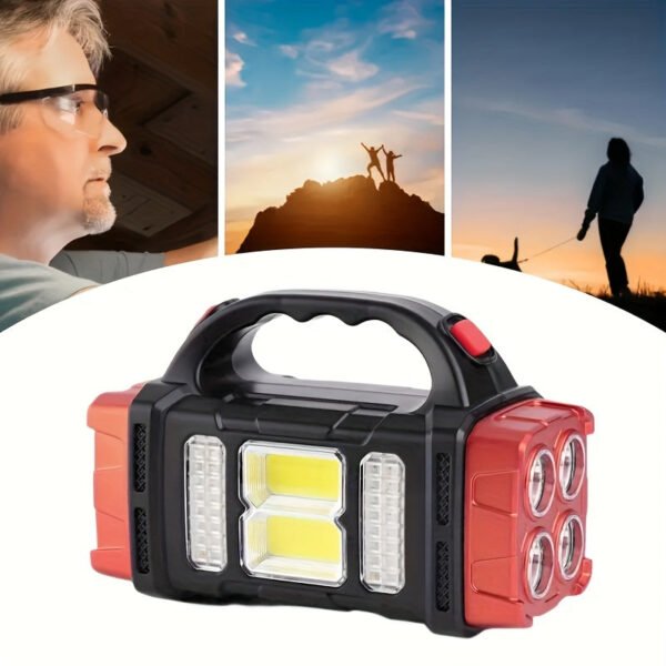 Linterna Solar LED Recargable para Camping