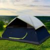 Tienda Camping 4 Personas Darkroom Negra
