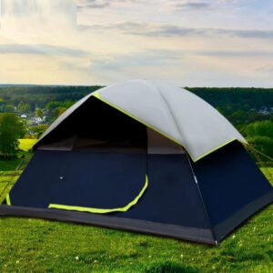 Tienda Camping 4 Personas Darkroom Negra