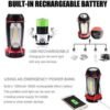 Linterna LED Multifunción COB Recargable USB