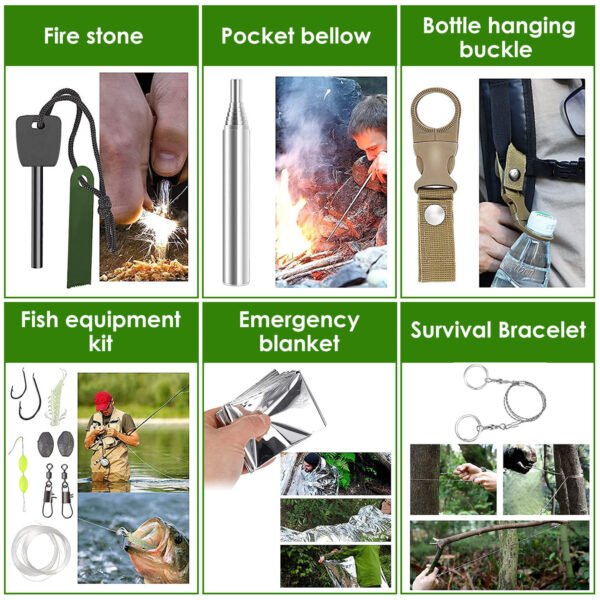 Accesorios tácticos de supervivencia