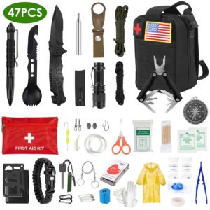 Kit de supervivencia 47 piezas para camping