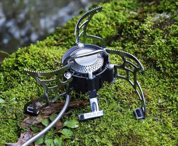 Estufa de Gas para Camping 3500W Silver
