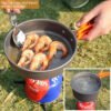 Set de Cocina para Camping Outdoor Naranja