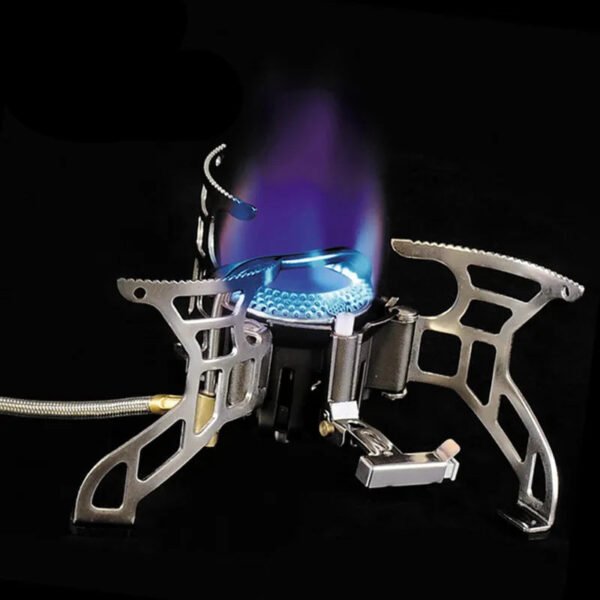 Estufa de Gas para Camping 3500W Silver