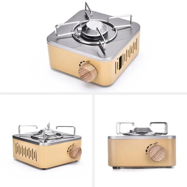 Estufa de Gas para Camping 2800W Color Khaki