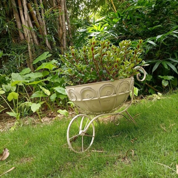 Carretilla Jardinera Vintage de Hierro