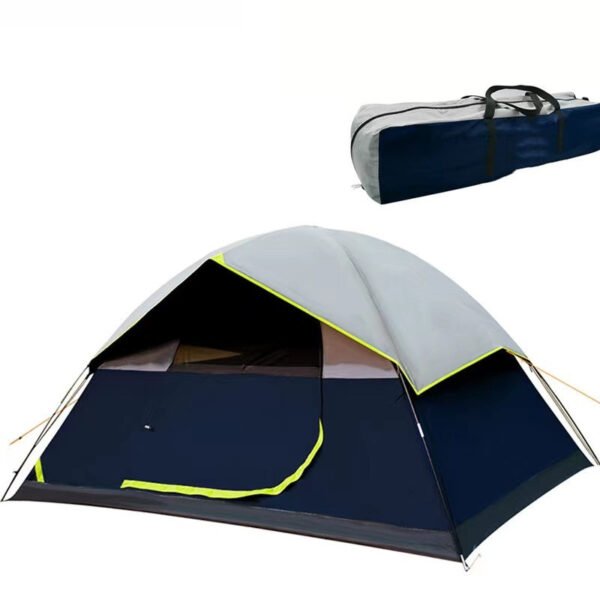 Tienda Camping 4 Personas Darkroom Negra