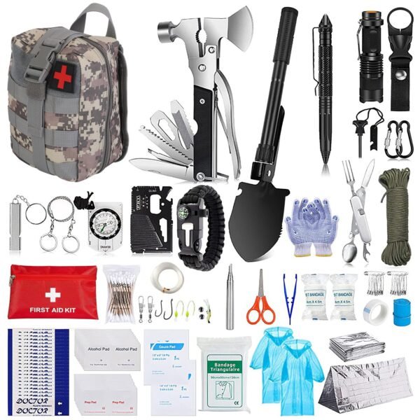Kit de Emergencia 125 Piezas Outdoor Completo