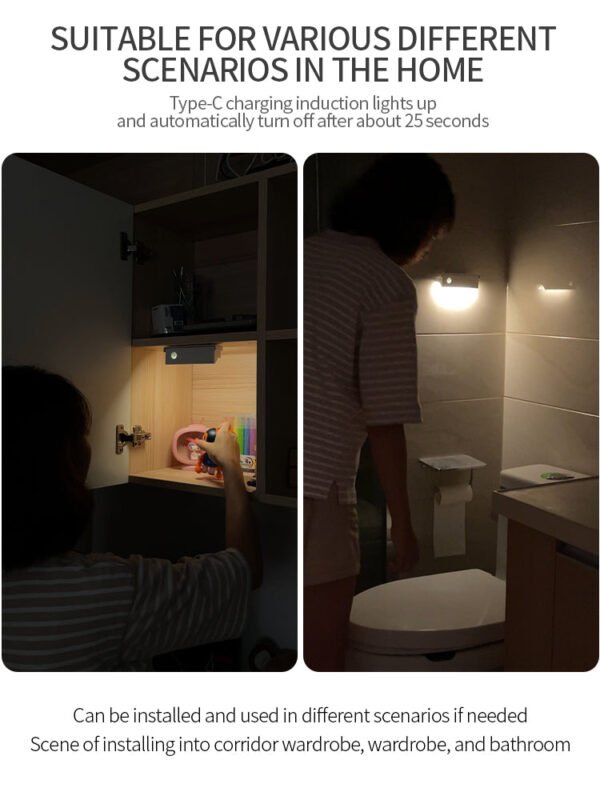 Luz LED Magnética con Sensor de Movimiento