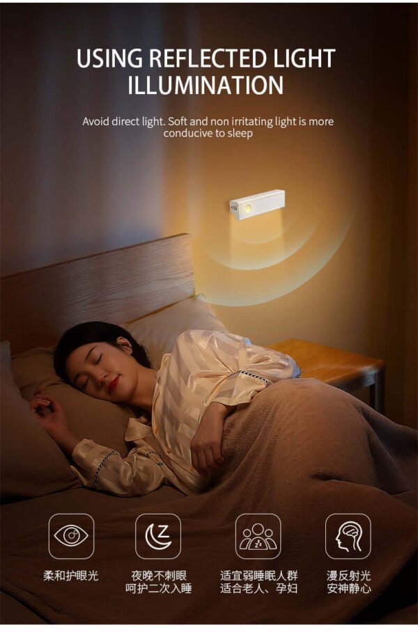 Luz LED Magnética con Sensor de Movimiento