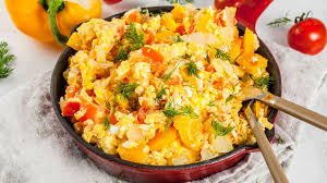 Huevos Revueltos con Vegetales